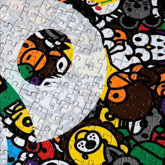 BNWT BAPE Bathing Ape Baby Milo Multicolor Safari Jigsaw Puzzle - Picture 3 of 6